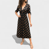 Eva – Holdmintás midi ruha