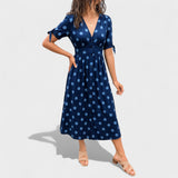 Eva – Holdmintás midi ruha