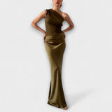 Judit – Elegáns maxi ruha egy vállal