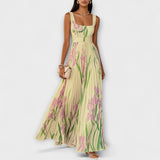Penelope – Virágos sifon maxi ruha