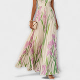 Penelope – Virágos sifon maxi ruha