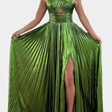 Aikaterini – Fényes maxi ruha