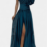 Bethania – Csíkos maxi ruha