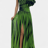 Bethania – Csíkos maxi ruha