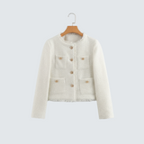 Clarette – Elegáns rövid blézer gombokkal