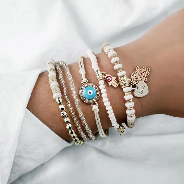 Ivett – Hamsa karkötőszett
