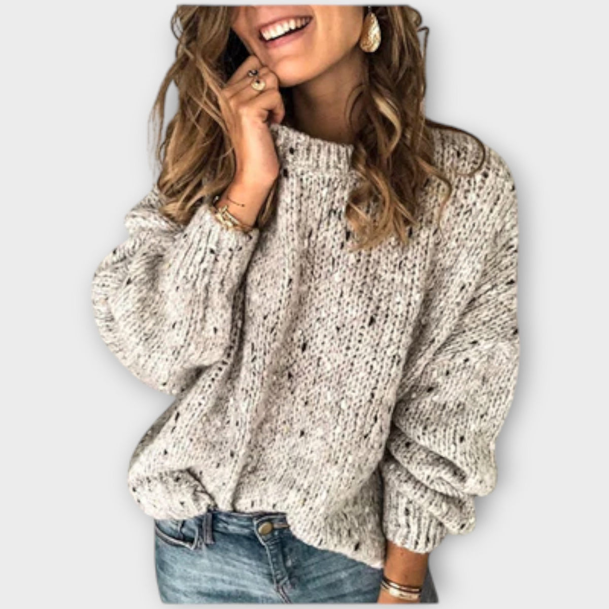 Lenka – Kötött oversize pulóver