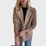 Valentina – Elegáns zakó kötött ujjakkal
