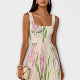 Penelope – Virágos sifon maxi ruha