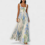 Penelope – Virágos sifon maxi ruha