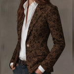 Georgina – karcsúsított jacquard blézer
