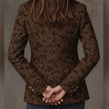 Georgina – karcsúsított jacquard blézer