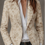 Georgina – karcsúsított jacquard blézer