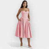 Eszter – Elegáns midi ruha nyárra